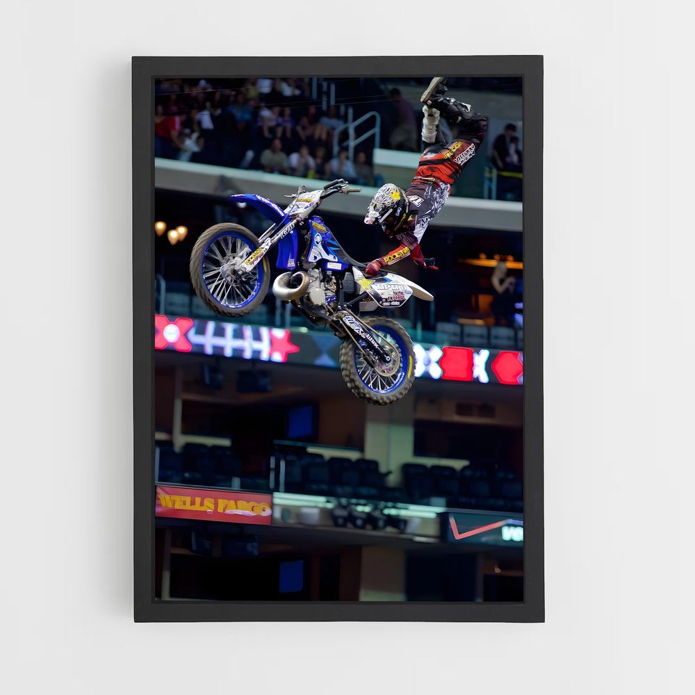 Poster games motocross – affiche Motocross freestyle (vue 2)